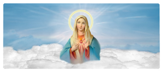 DNSEMP-L-108-BL Immaculate Heart Clouds Blue